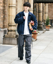 オーバーサイズドルマンスリーブショートブルゾン 13724