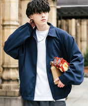 オーバーサイズドルマンスリーブショートブルゾン 13724