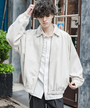 オーバーサイズドルマンスリーブショートブルゾン 13724