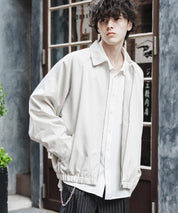 オーバーサイズドルマンスリーブショートブルゾン 13724