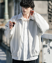 オーバーサイズドルマンスリーブショートブルゾン 13724