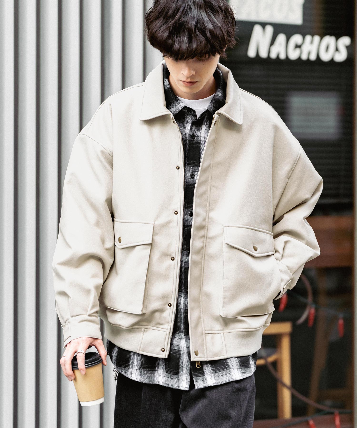 オーバーサイズPUレザー A-2型中綿フライトブルゾン – Rocky Monroe