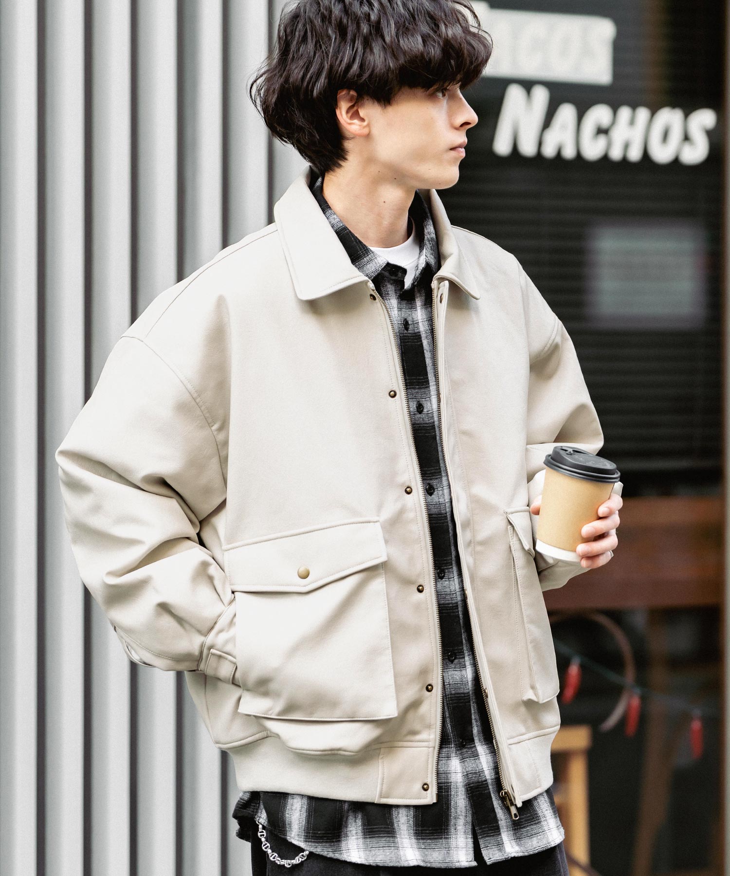 オーバーサイズPUレザー A-2型中綿フライトブルゾン – Rocky Monroe