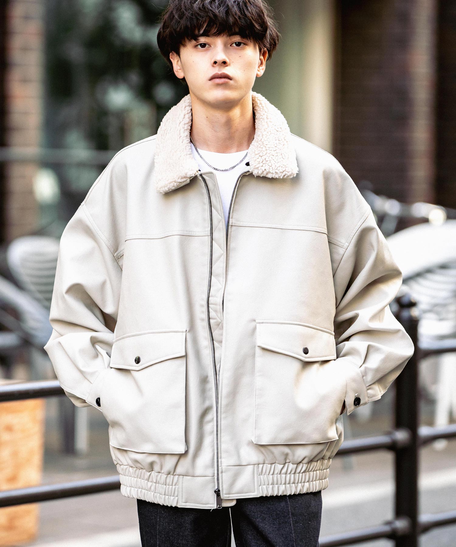 60s G1フライトジャケット オーバーサイズPUレザー G-1型フライトブルゾン 13760 – Rocky Monroe