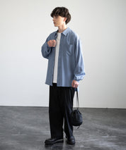 Butler Verner Sails バトラーバーナーセイルズ 日本製/国産 モールドレザー×シワ加工ナイロン巾着ショルダー JA-2865 13793