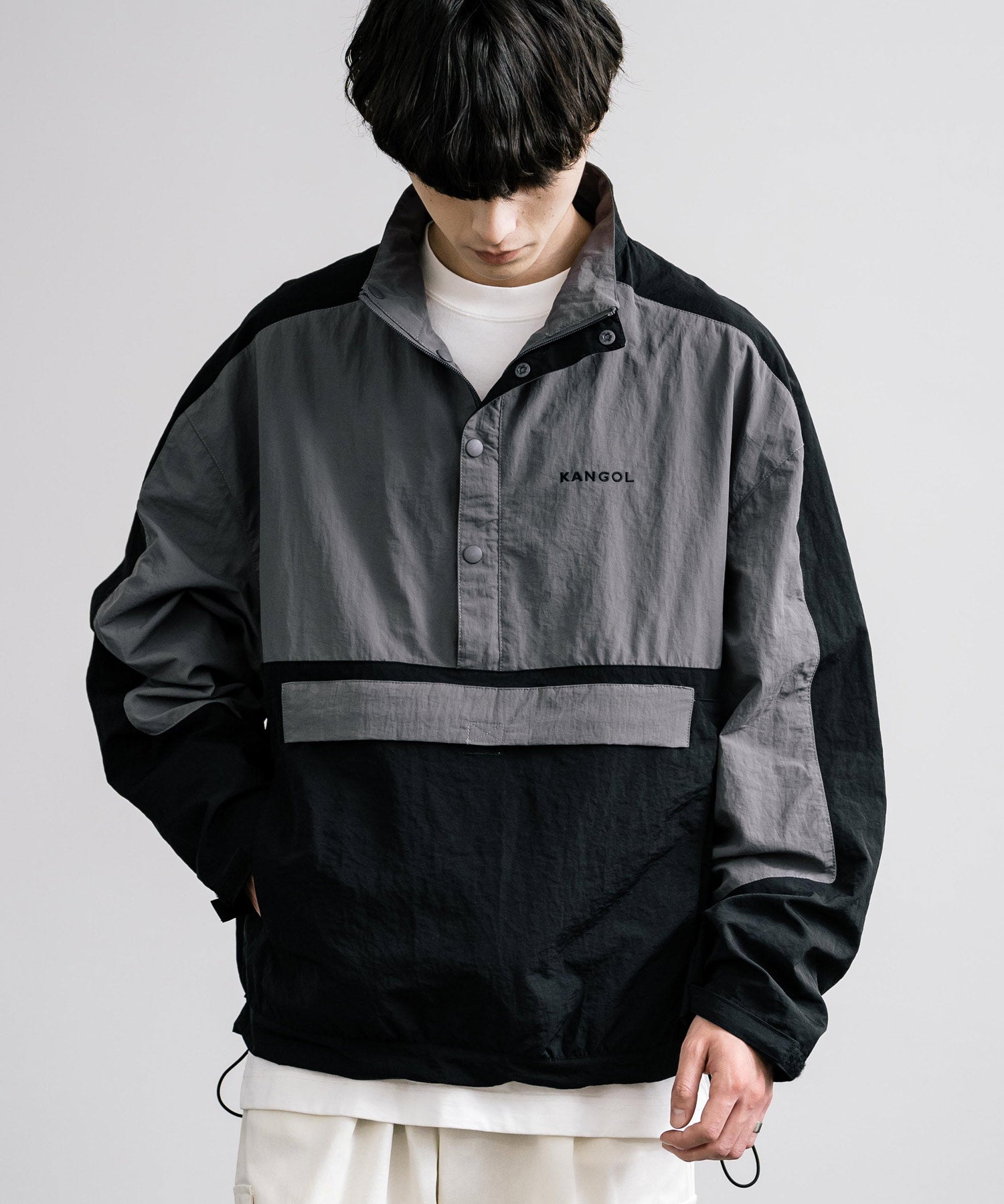 KANGOL カンゴール 別注コラボ オーバーサイズアノラックジャケット