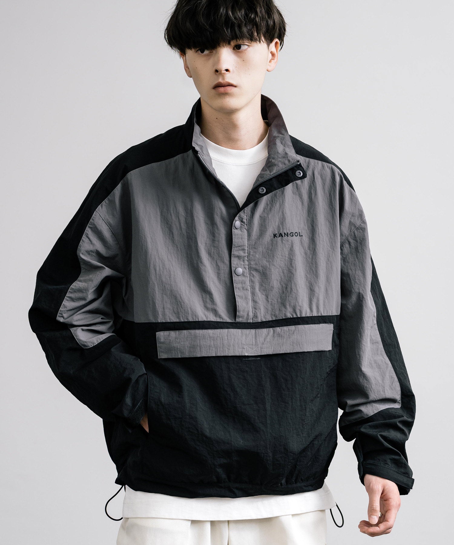 KANGOL カンゴール 別注コラボ オーバーサイズアノラックジャケット