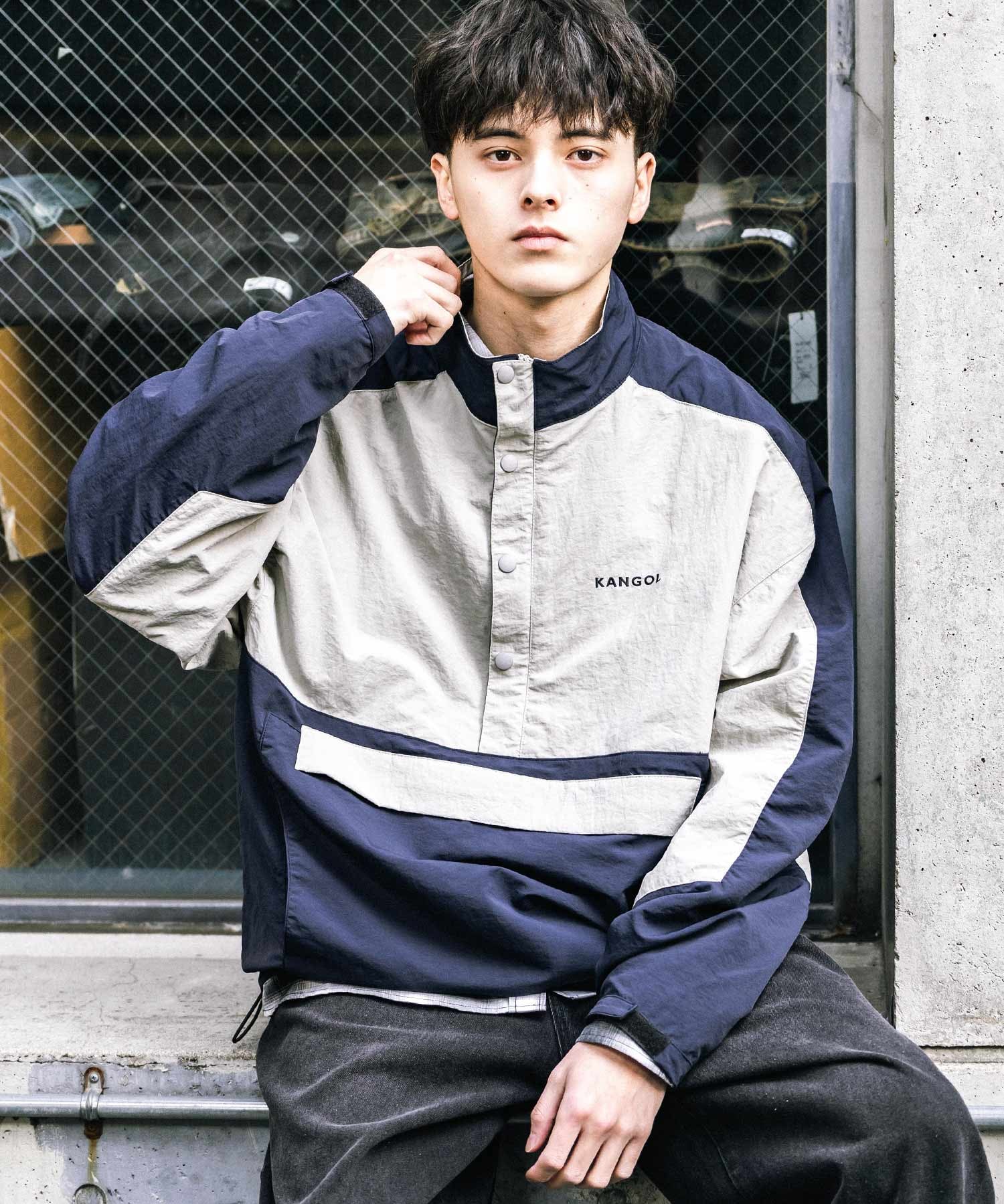 KANGOL カンゴール 別注コラボ オーバーサイズアノラックジャケット