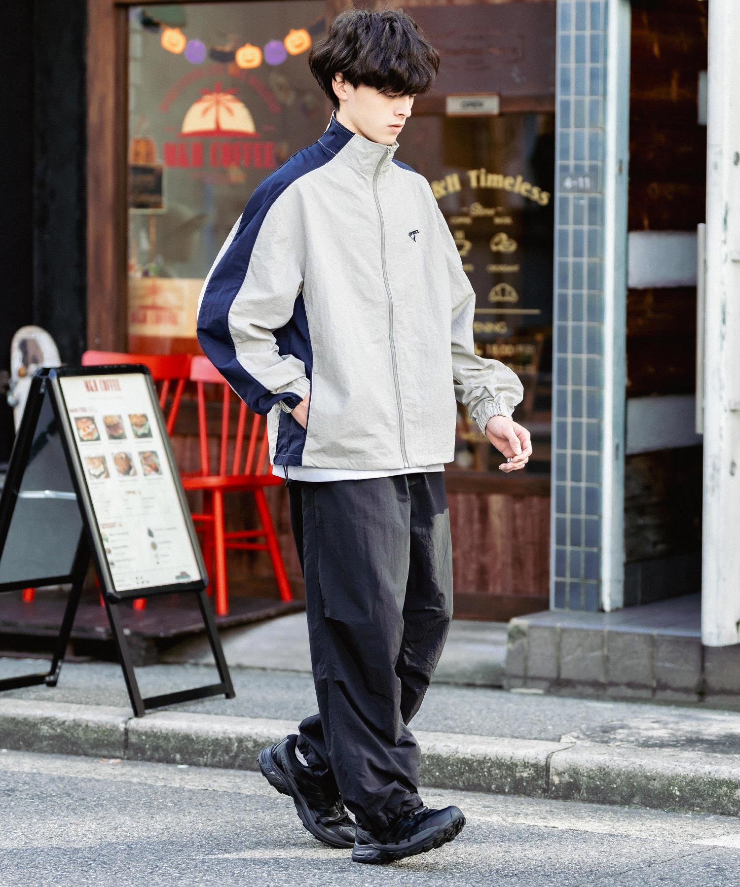 KANGOL カンゴール 別注コラボ オーバーサイズナイロントラックジャケット