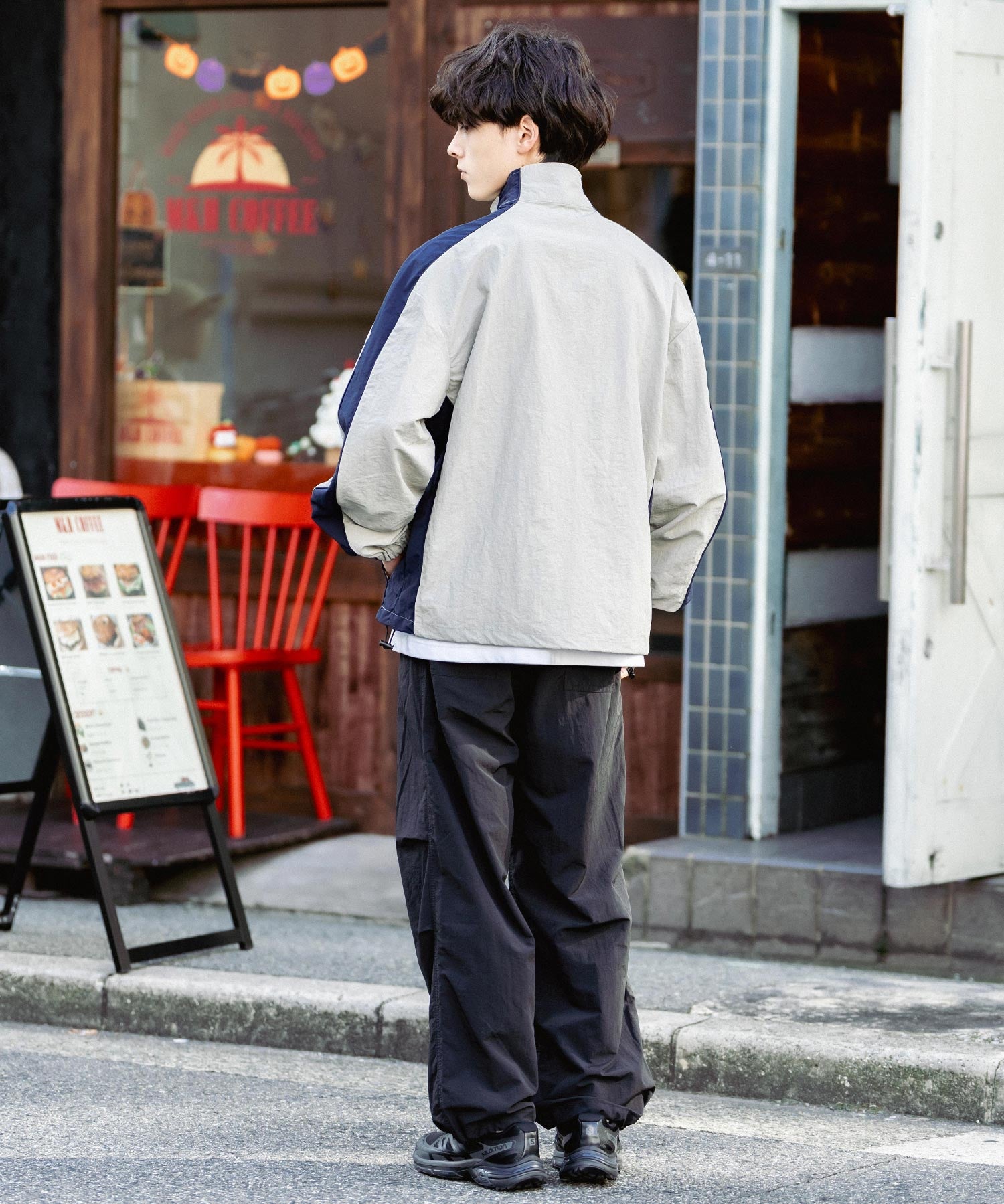 KANGOL カンゴール 別注コラボ オーバーサイズナイロントラックジャケット