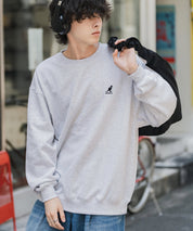 新色追加 KANGOL カンゴール 別注コラボ オーバーサイズ裏起毛ワンポイントロゴ刺繍スウェット 13836 【セットアップ可能】