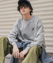 新色追加 KANGOL カンゴール 別注コラボ オーバーサイズ裏起毛ワンポイントロゴ刺繍スウェット 13836 【セットアップ可能】