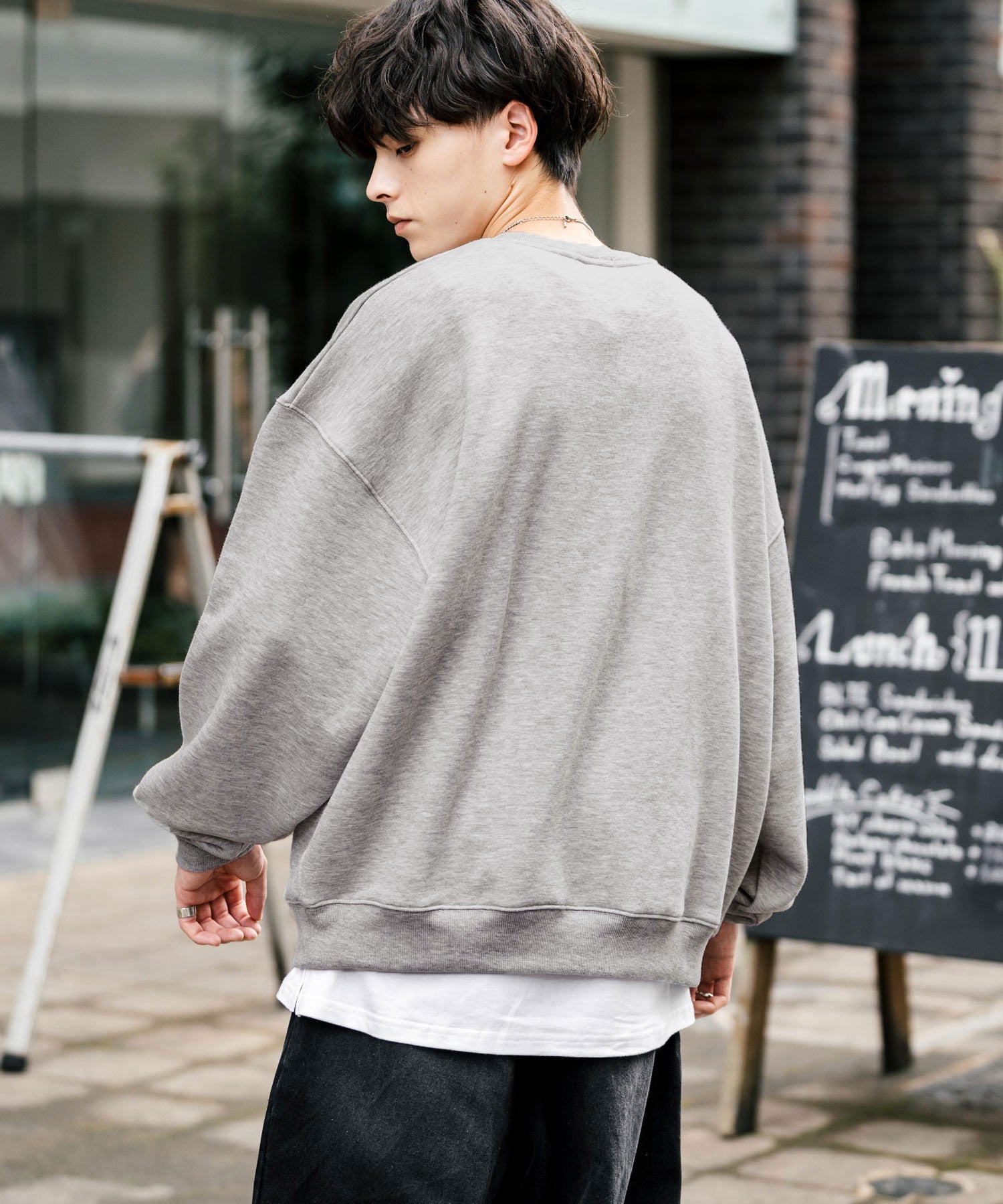 新色追加 KANGOL カンゴール 別注コラボ オーバーサイズ裏起毛ワンポイントロゴ刺繍スウェット 13836