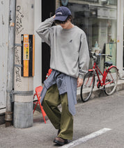 新色追加 KANGOL カンゴール 別注コラボ オーバーサイズ裏起毛ワンポイントロゴ刺繍スウェット 13836 【セットアップ可能】