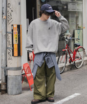 新色追加 KANGOL カンゴール 別注コラボ オーバーサイズ裏起毛ワンポイントロゴ刺繍スウェット 13836 【セットアップ可能】