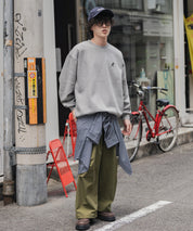 新色追加 KANGOL カンゴール 別注コラボ オーバーサイズ裏起毛ワンポイントロゴ刺繍スウェット 13836 【セットアップ可能】