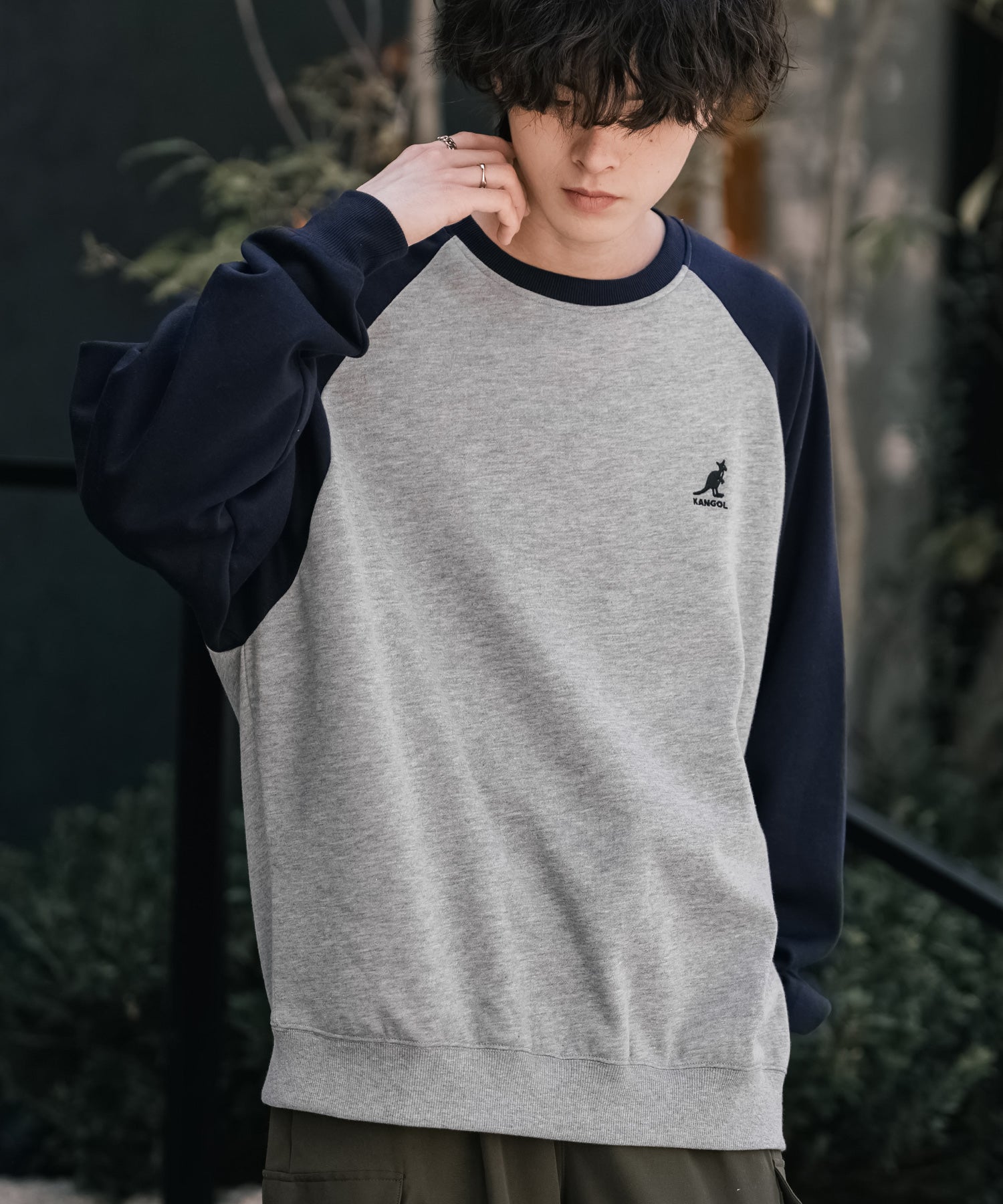 新色追加 KANGOL カンゴール 別注コラボ オーバーサイズ裏起毛ワンポイントロゴ刺繍スウェット 13836