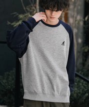 新色追加 KANGOL カンゴール 別注コラボ オーバーサイズ裏起毛ワンポイントロゴ刺繍スウェット 13836