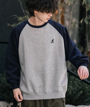 新色追加 KANGOL カンゴール 別注コラボ オーバーサイズ裏起毛ワンポイントロゴ刺繍スウェット 13836