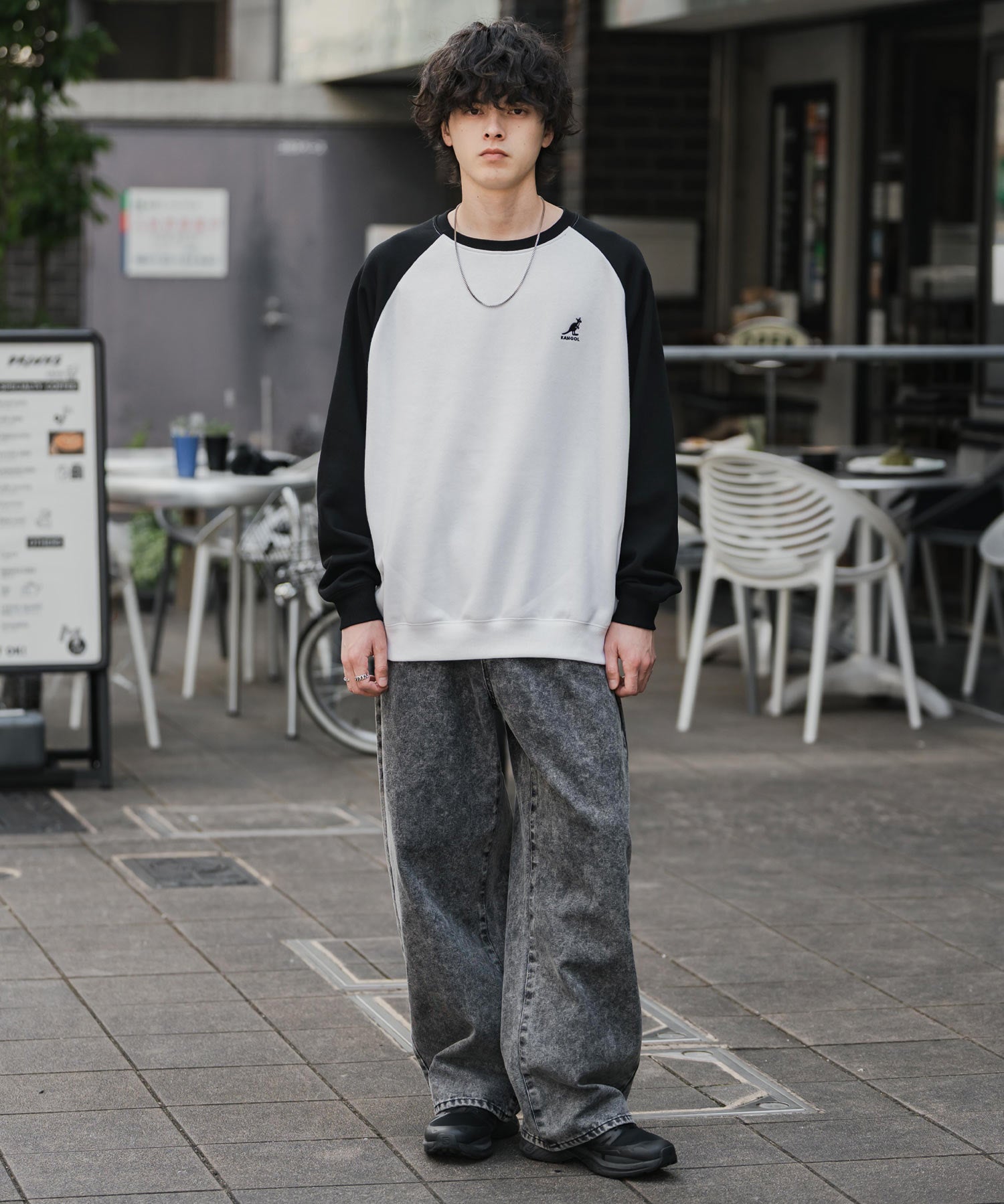 新色追加 KANGOL カンゴール 別注コラボ オーバーサイズ裏起毛ワンポイントロゴ刺繍スウェット 13836 【セットアップ可能】