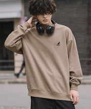 新色追加 KANGOL カンゴール 別注コラボ オーバーサイズ裏起毛ワンポイントロゴ刺繍スウェット 13836 【セットアップ可能】