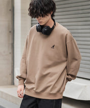 新色追加 KANGOL カンゴール 別注コラボ オーバーサイズ裏起毛ワンポイントロゴ刺繍スウェット 13836 【セットアップ可能】
