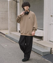 新色追加 KANGOL カンゴール 別注コラボ オーバーサイズ裏起毛ワンポイントロゴ刺繍スウェット 13836 【セットアップ可能】