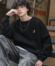 新色追加 KANGOL カンゴール 別注コラボ オーバーサイズ裏起毛ワンポイントロゴ刺繍スウェット 13836 【セットアップ可能】