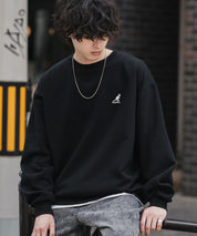 新色追加 KANGOL カンゴール 別注コラボ オーバーサイズ裏起毛ワンポイントロゴ刺繍スウェット 13836 【セットアップ可能】
