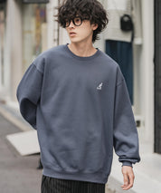 新色追加 KANGOL カンゴール 別注コラボ オーバーサイズ裏起毛ワンポイントロゴ刺繍スウェット 13836 【セットアップ可能】