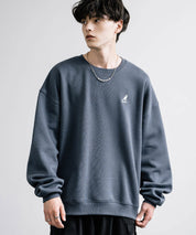新色追加 KANGOL カンゴール 別注コラボ オーバーサイズ裏起毛ワンポイントロゴ刺繍スウェット 13836