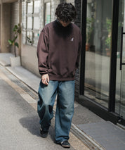 新色追加 KANGOL カンゴール 別注コラボ オーバーサイズ裏起毛ワンポイントロゴ刺繍スウェット 13836 【セットアップ可能】