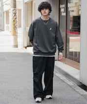 新色追加 KANGOL カンゴール 別注コラボ オーバーサイズ裏起毛ワンポイントロゴ刺繍スウェット 13836 【セットアップ可能】