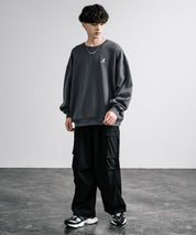 新色追加 KANGOL カンゴール 別注コラボ オーバーサイズ裏起毛ワンポイントロゴ刺繍スウェット 13836