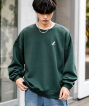 新色追加 KANGOL カンゴール 別注コラボ オーバーサイズ裏起毛ワンポイントロゴ刺繍スウェット 13836