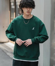 新色追加 KANGOL カンゴール 別注コラボ オーバーサイズ裏起毛ワンポイントロゴ刺繍スウェット 13836 【セットアップ可能】