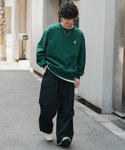 新色追加 KANGOL カンゴール 別注コラボ オーバーサイズ裏起毛ワンポイントロゴ刺繍スウェット 13836 【セットアップ可能】