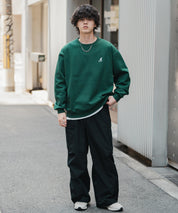 新色追加 KANGOL カンゴール 別注コラボ オーバーサイズ裏起毛ワンポイントロゴ刺繍スウェット 13836 【セットアップ可能】