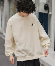 新色追加 KANGOL カンゴール 別注コラボ オーバーサイズ裏起毛ワンポイントロゴ刺繍スウェット 13836 【セットアップ可能】