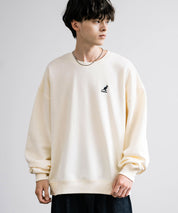新色追加 KANGOL カンゴール 別注コラボ オーバーサイズ裏起毛ワンポイントロゴ刺繍スウェット 13836