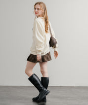 新色追加 KANGOL カンゴール 別注コラボ オーバーサイズ裏起毛ワンポイントロゴ刺繍スウェット 13836