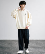 新色追加 KANGOL カンゴール 別注コラボ オーバーサイズ裏起毛ワンポイントロゴ刺繍スウェット 13836