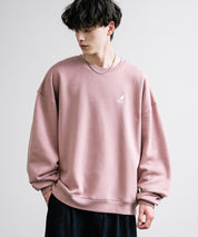 新色追加 KANGOL カンゴール 別注コラボ オーバーサイズ裏起毛ワンポイントロゴ刺繍スウェット 13836