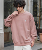 新色追加 KANGOL カンゴール 別注コラボ オーバーサイズ裏起毛ワンポイントロゴ刺繍スウェット 13836 【セットアップ可能】