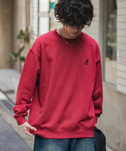 新色追加 KANGOL カンゴール 別注コラボ オーバーサイズ裏起毛ワンポイントロゴ刺繍スウェット 13836 【セットアップ可能】
