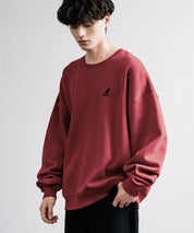 新色追加 KANGOL カンゴール 別注コラボ オーバーサイズ裏起毛ワンポイントロゴ刺繍スウェット 13836