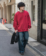 新色追加 KANGOL カンゴール 別注コラボ オーバーサイズ裏起毛ワンポイントロゴ刺繍スウェット 13836 【セットアップ可能】