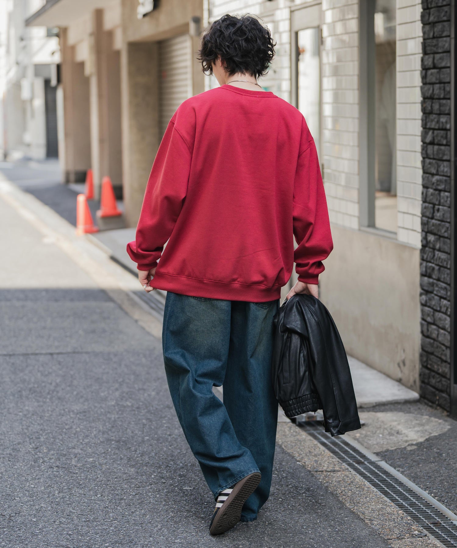 新色追加 KANGOL カンゴール 別注コラボ オーバーサイズ裏起毛ワンポイントロゴ刺繍スウェット 13836 【セットアップ可能】