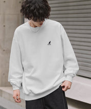 新色追加 KANGOL カンゴール 別注コラボ オーバーサイズ裏起毛ワンポイントロゴ刺繍スウェット 13836 【セットアップ可能】