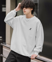 新色追加 KANGOL カンゴール 別注コラボ オーバーサイズ裏起毛ワンポイントロゴ刺繍スウェット 13836 【セットアップ可能】